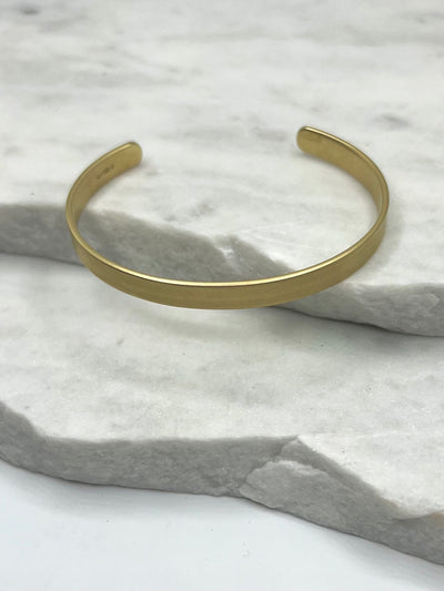 Armreif: Solid Men, 14 Karat Gold
