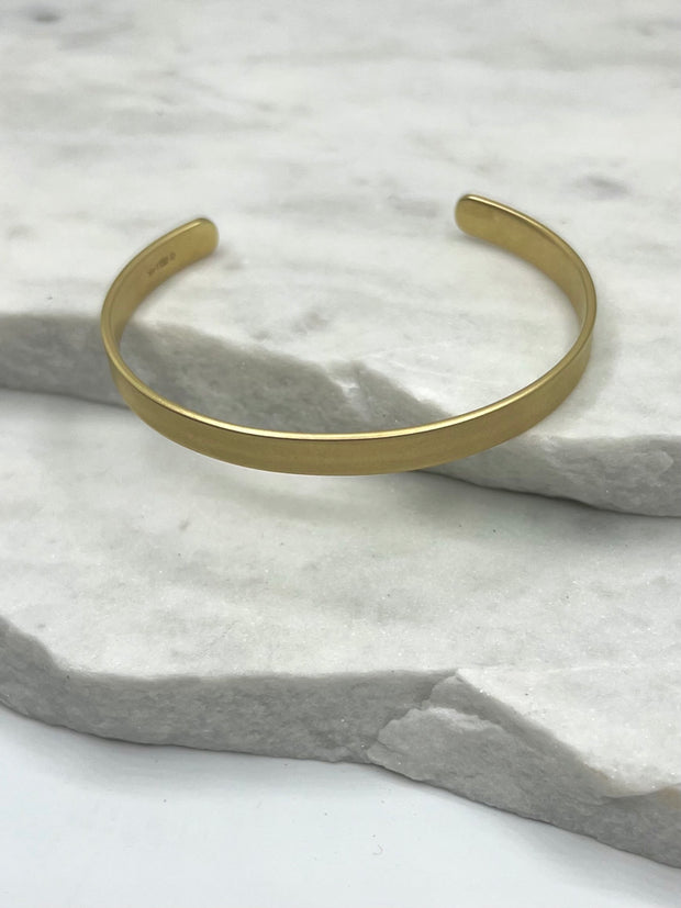 Armreif: Solid Men, 14 Karat Gold