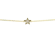 Stern: Armband, 18 Karat, Diamanten