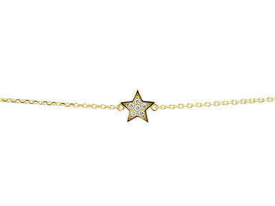 Stern: Armband, 18 Karat, Diamanten