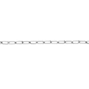 Carla: Fusskette, Paperclip Chain, Silber