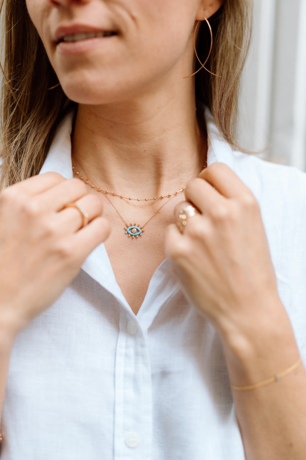 Daria: Ohrringe, 14 Karat Gold