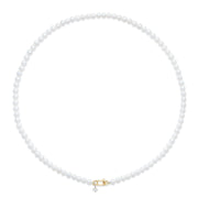 Perlissima: 18 Karat Gold, Diamant, Süßwasserperle