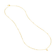 Starmoon: Halskette, Halbmond & Stern, 14 KT Gelbgold, Diamanten