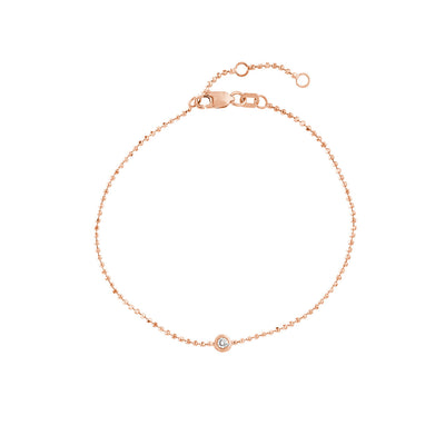 Lizzie: Armband, 14 Karat Gold, Diamant
