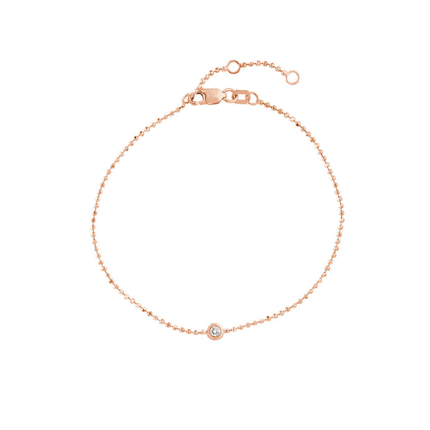 Lizzie: Armband, 14 Karat Gold, Diamant