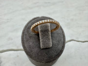 Memoire Ring: 18 Karat Gold, Diamanten