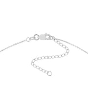 Mini Love: Halskette, 14 KT Weißgold, Diamant