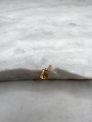Blitz Ohrstecker, 18 Karat, Diamanten