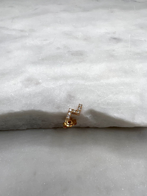 Blitz Ohrstecker, 18 Karat, Diamanten