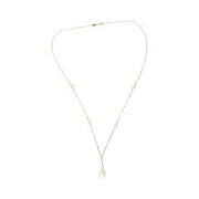 Perla: Y-Halskette, 14 Karat Gold, Süßwasserperle