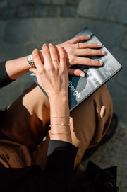Perla: Armband, 14 Karat Gold, Süßwasserperle