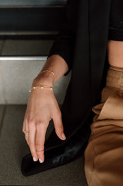 Perla: Armband, 14 Karat Gold, Süßwasserperle