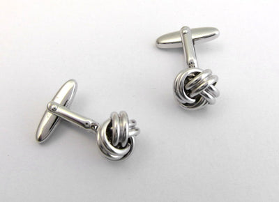 Philipp: Manschettenknöpfe, Knoten, 925 Sterling Silber
