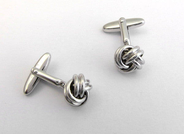 Philipp: Manschettenknöpfe, Knoten, 925 Sterling Silber
