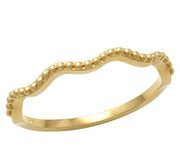 Bubble Wave: Ring, 14 Karat Gold