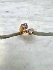 Elizabet: Ring, 18 Karat Gold, Diamanten