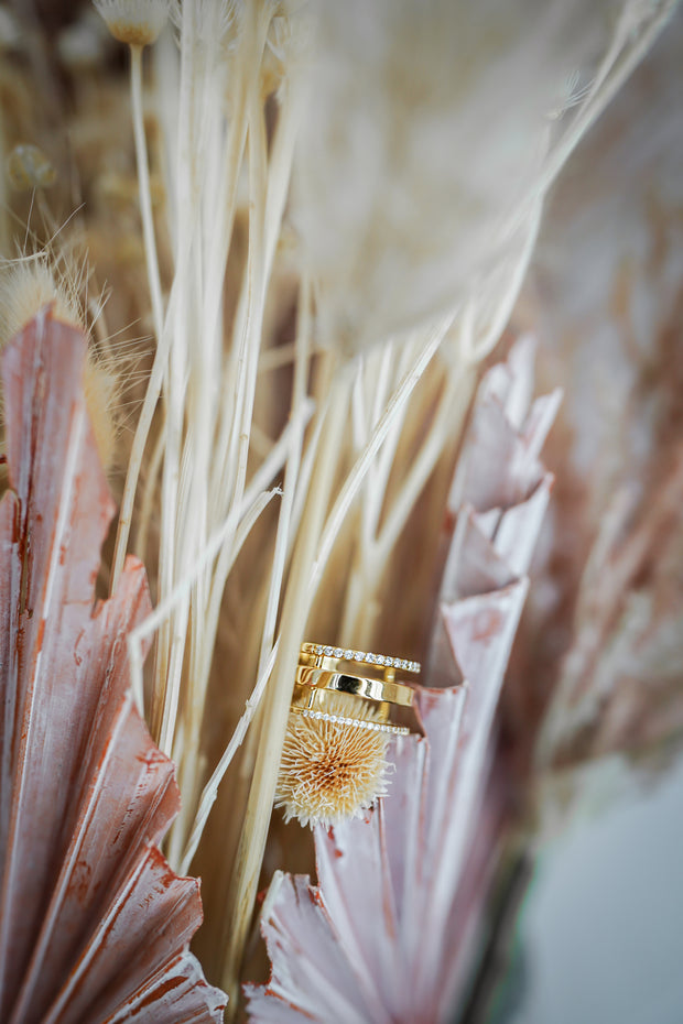 Tina: Ring, 18 Karat Gold, Diamanten