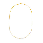 Tennis Collier - Halbbesetzt - 3.0ct - Maßanfertigung auf Anfrage