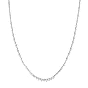Tennis Collier - Halbbesetzt - 3.0ct - Maßanfertigung auf Anfrage