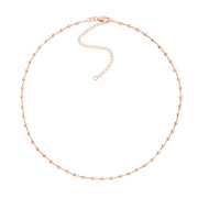 Verena: Halskette, Perlen, 14 Karat Roségold
