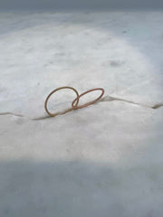 Twisted: Ring, 14 Karat, Roségold