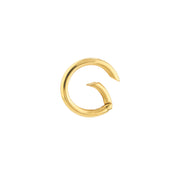Donut: Anhänger, 14 KT Gelbgold