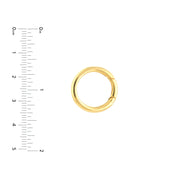 Donut: Anhänger, 14 KT Gelbgold
