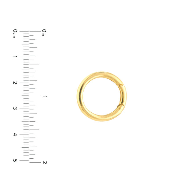 Donut: Anhänger, 14 KT Gelbgold