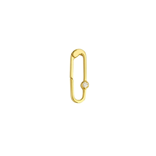 Priscila: Halskette, Paperclip, 14 KT Gelbgold
