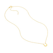 Hufeisen, Halskette, 14 Karat Gelbgold