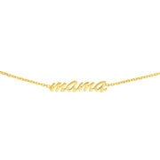 Mama Letters: Choker, 14 KT Gelbgold