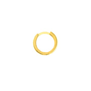 Mini Huggie: Ohrring, 14 Karat Gelbgold