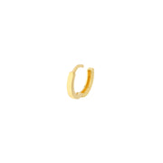 Mini Huggie: Ohrring, 14 Karat Gelbgold