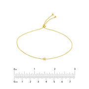 Mini Star: Armband, Stern, 14 Karat Gelbgold