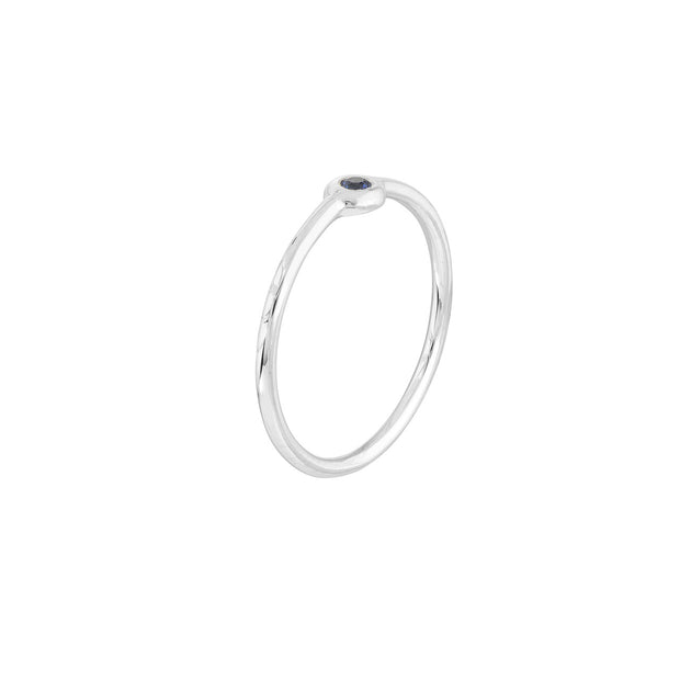 Rainbow Blue: Ring, Saphir, 14 Karat Gold