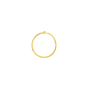 Rainbow Green: Ring, Smaragd, 14 KT Gelbgold