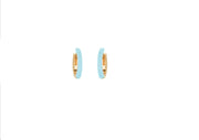 Tilla: Ohrring, 18 Karat Gold, Emaille