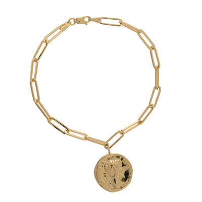 Helena: Armband, antike Münze, 14 KT Gelbgold