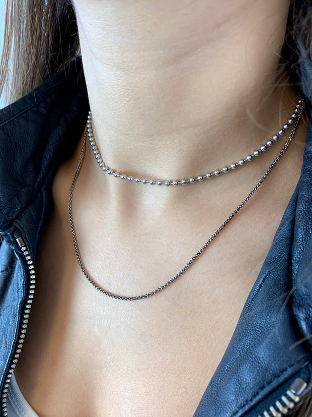 Nora: Choker, Perlen, 925 Sterling Silber